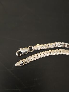 925 Sterling Silver Herringbone Chain Necklaces